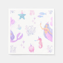Under the Sea Mermaid Girl 1st Birthday