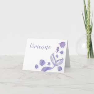 Under the Sea Mermaid Note Card