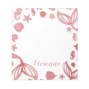 Under the Sea Mermaid Notepad