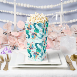 Under The Sea Mermaid Ocean Purple Turquoise Favor Box