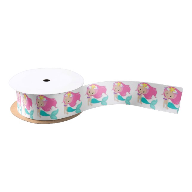 Under the Sea Mermaid Satin Ribbon (Spool)