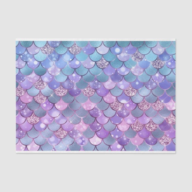 Under the Sea Mermaid Scales Tissue Paper (Front)