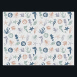 Under the Sea Mermaid Seahorse Starfish  Tissue Paper<br><div class="desc">Add some "Under the Sea" style to your presents with ocean themed tissue paper featuring a pattern of mermaids, starfish, seahorse, seashells, octopus, tropical fish, coral and seaweed. Perfect for Christmas, birthdays, or any special gift-giving occasion. Visit my "It's A Wrap" collection for coordinating gift wrap, gift tags and more....</div>