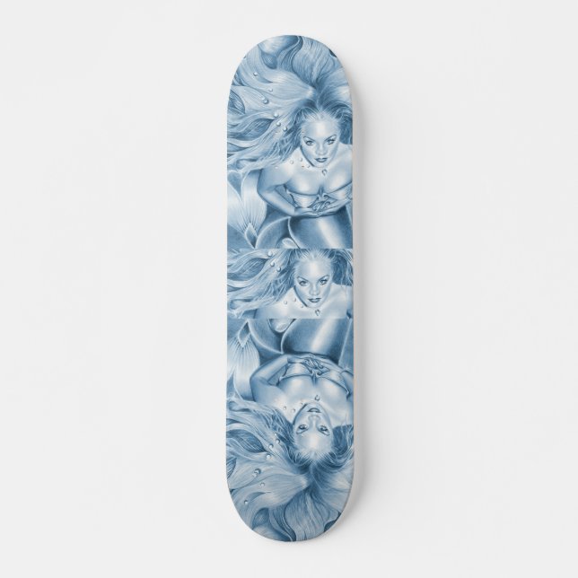 Under The Sea Mermaid  Skateboard (Front)