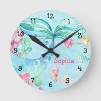 Under the Sea Mermaid Teal Pink Girl Nursery