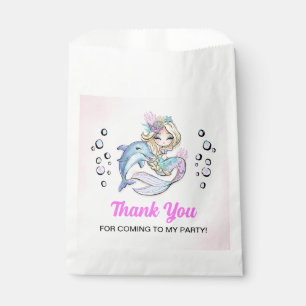 Under the Sea Mermaid Themed Paper Favour Bag