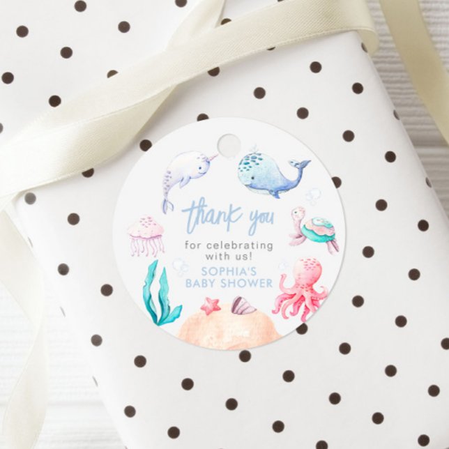 Under The Sea Nautical Favour Tags (Creator Uploaded)