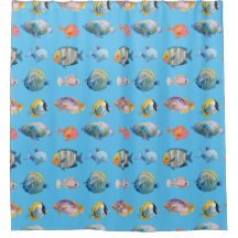 Under The Sea Nautical Fish Pattern