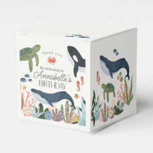 Under the Sea Ocean Birthday Party Favours Favor Box