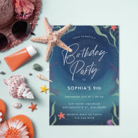 Under the sea Ocean Kids Birthday Party
