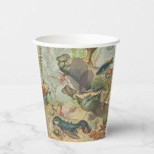 Under the sea Ocean Marine animal party Paper Cups