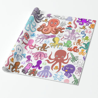Under the Sea Octopus Boutique Gift Wrap