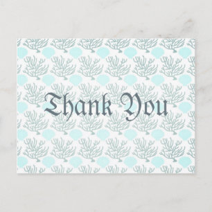 Under The Sea Pattern Postcard