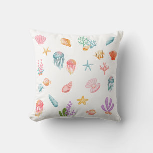 Under The Sea Pattern Throw Pillow