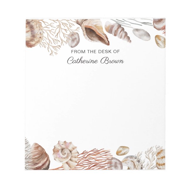 Under the sea personalized notepad (Front)