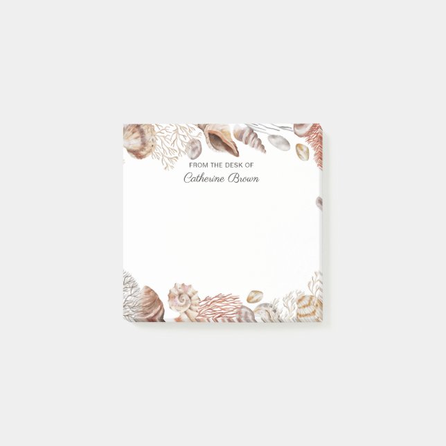 Under the sea personalized post-it notes (Front)