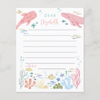 Under The Sea Pink Ocean Animals Time Capsule