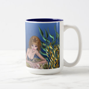 Under the Sea Redheaded Mermaid Tea/Coffee Mug