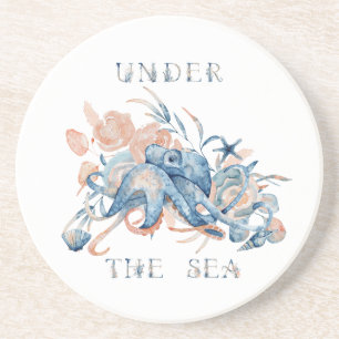 Under The Sea Sandstone Coaster