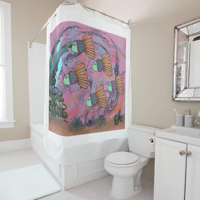 Under The Sea Shower Curtain (In Situ)