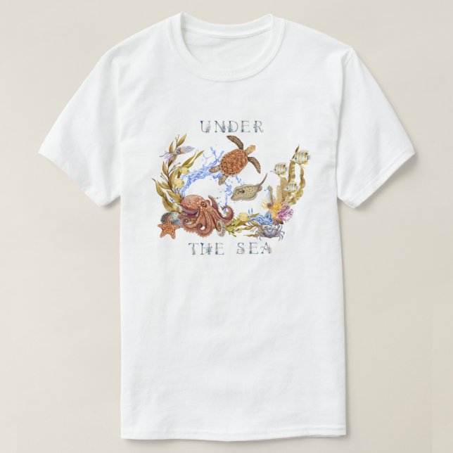 Under The Sea T-Shirt (Design Front)