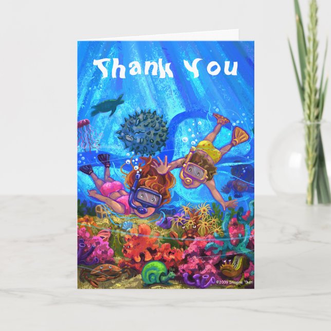 Under the Sea Thank You Card (Front)