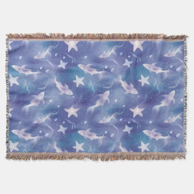 Under The Sea Throw Blanket (Front)