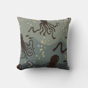 Under The Sea Throw Pillow