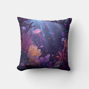 Under The Sea Throw Pillow