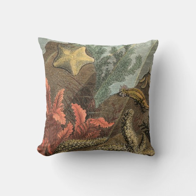 Under the Sea Throw Pillow (Front)