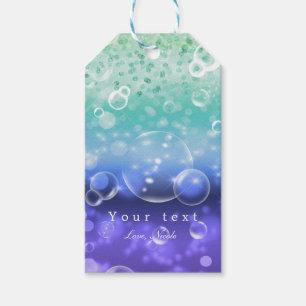 Under The Sea Tropical Ocean Birthday Party Gift Tags