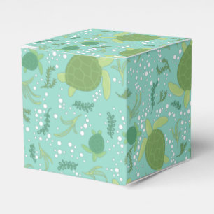 Under the Sea Turtles Baby Shower Favor Box