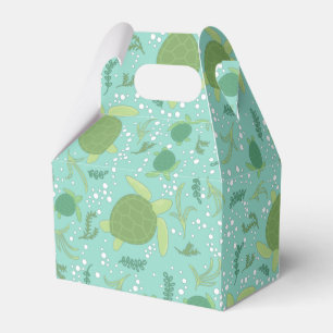 Under the Sea Turtles Baby Shower Favor Box
