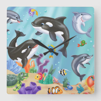 Under the Sea Wall Clock