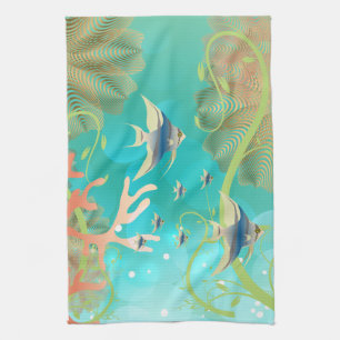 Under the Sea Water Design Kitchen Towel