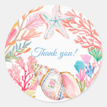 Under the Sea Watercolor Baby Shower 