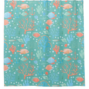 Under the Sea Watercolor Pattern