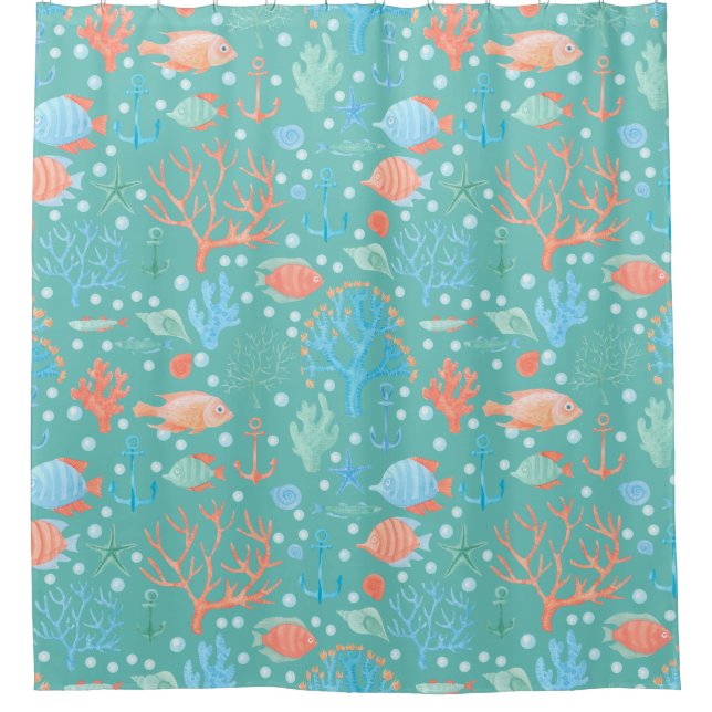 Under the Sea Watercolor Pattern (Front)