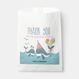 Under The Sea Whale Baby Shower Thank You Favour Bag