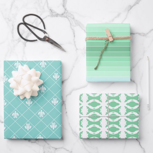 Under the Sea Wrapping Paper Sheet (Front)