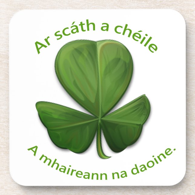 Under the shelter of each other people survive coaster (Front)