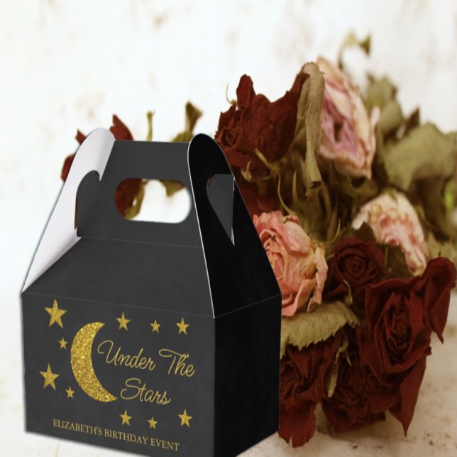 Under The Stars Birthday Favor Box (Creator Uploaded)
