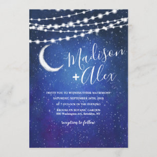 Under the Stars Wedding Invitation