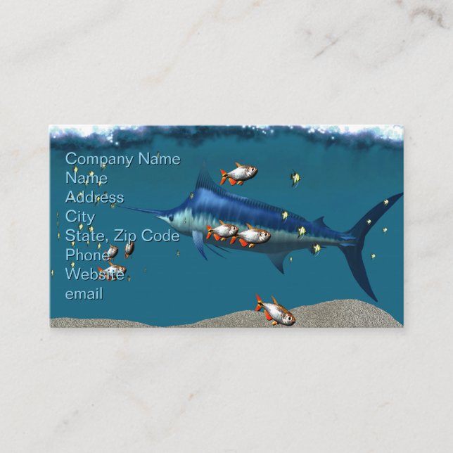 Under the Surf Business Card (Front)