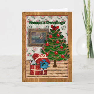 Under the Tree Holiday Card