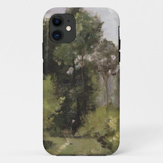 Under the Trees, 1864 (oil on board) Case-Mate iPhone Case (Back)