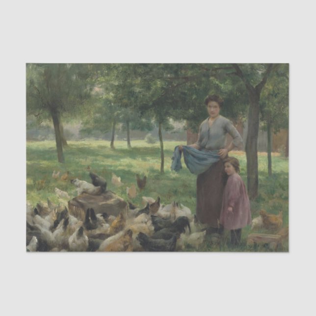 Under the Trees by Therese Cotard-Dupre Tissue Paper (Front)