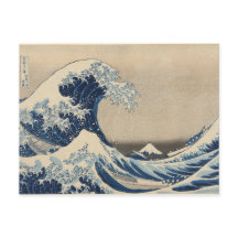 Under the Wave off Kanagawa by Katsushika Print