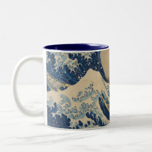 Under the Wave off Kanagawa – Katsushika Hokusai Two-Tone Coffee Mug