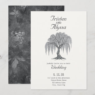 Under the Willow Wedding Invitation